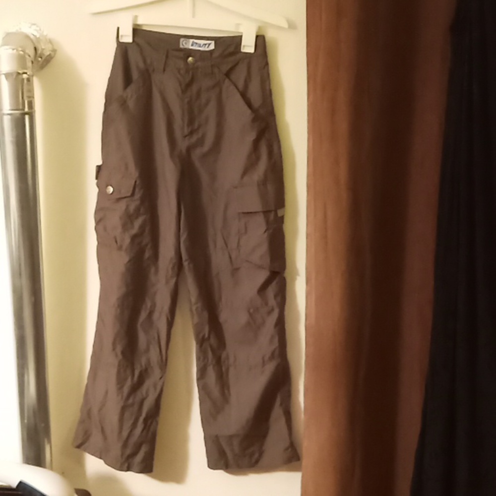 Vintage 1990s Utility cargo pants army green